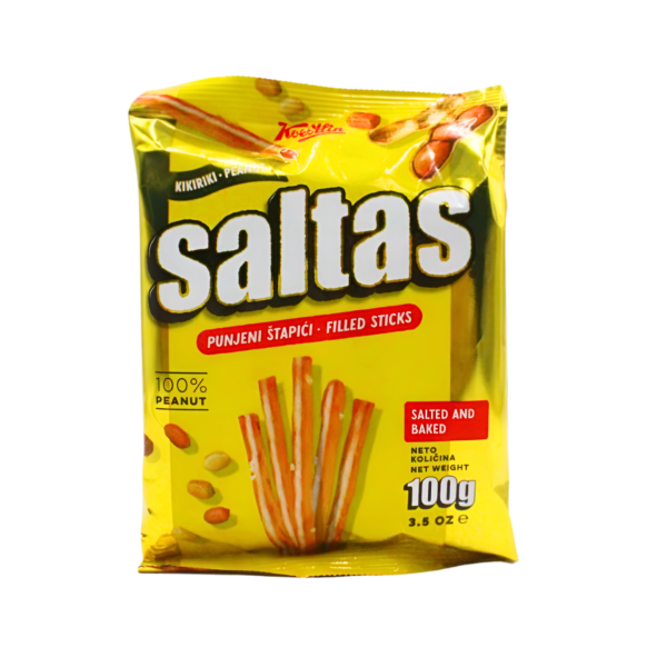 Štapići punjeni kikirikijem Saltas 100g