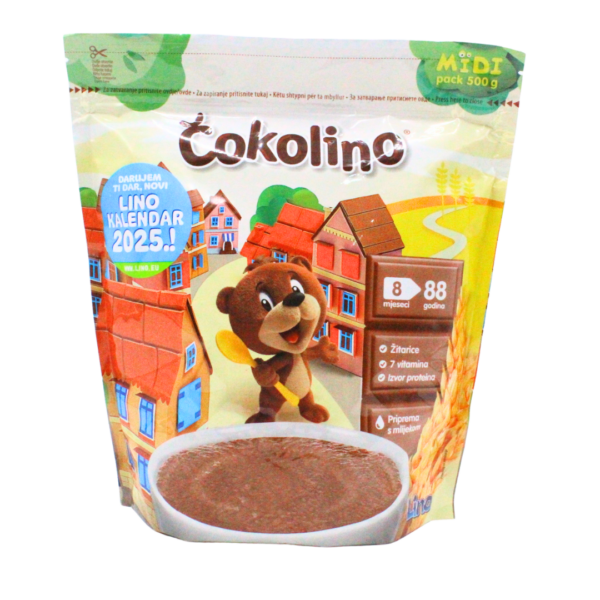 Čokolino Lino žitna kašica, 8+mj, 500g