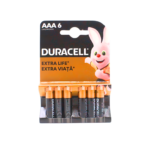 V - Duracell extra life baterije AAA LR3 6/1