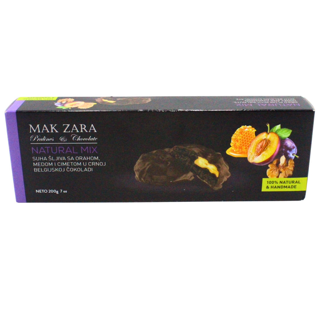 95 Natural mix šljiva,orah i med sa cimetom 200g Mak Zara - Image 1