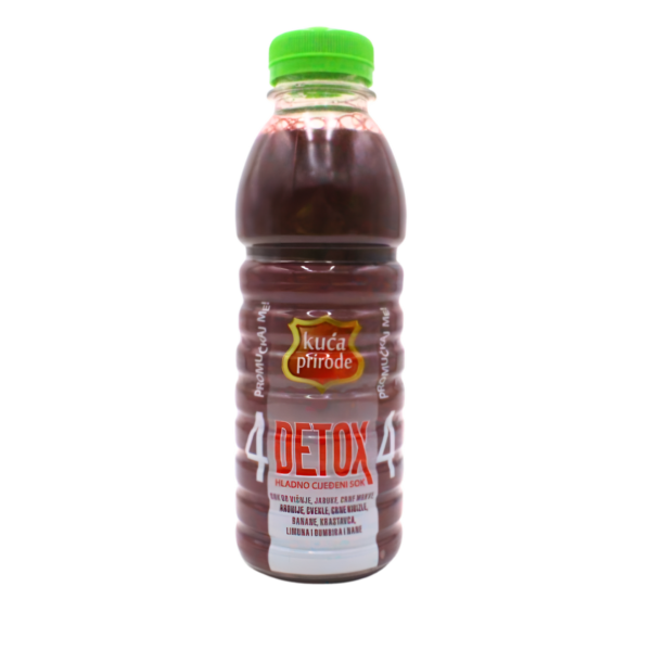 Detox 4 svježi cijeđeni sok ,500ml Kuća Prirode