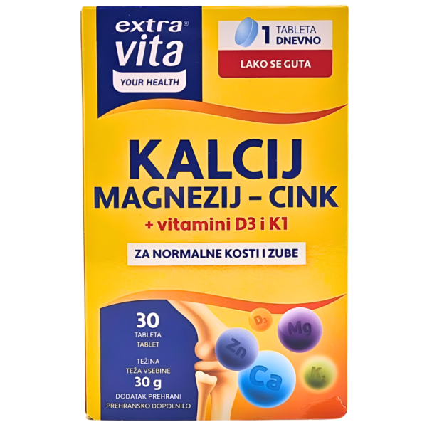 Kalcij Magnezij Cink extra Vita